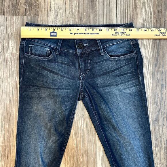 Black Orchid Women's Skinny Jeans Size 26‎ Blue Zipper Accents Stretch Denim - Picture 7 of 10